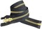 #8 Extra Heavy Jacket Separating Zipper - YKK Brass Metal Separating - Color Black - Made in The United States - Choose Your Length - 1 Zipper Per Pack (Black - 27" Inches)